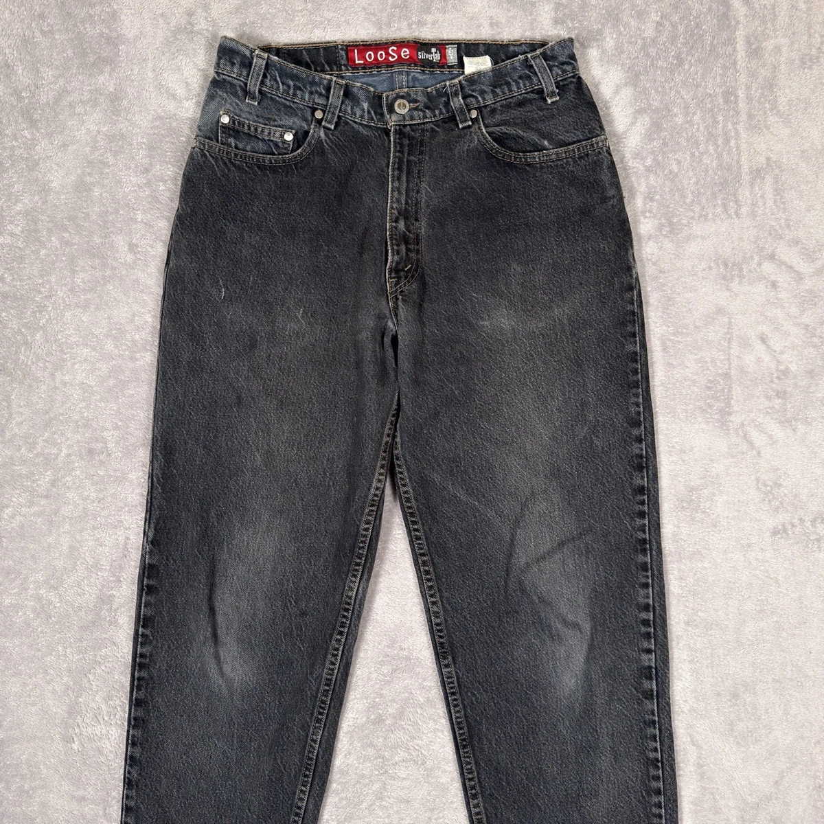 パンツ Old Silver Tab Black Denim Pants s-l400.jpg