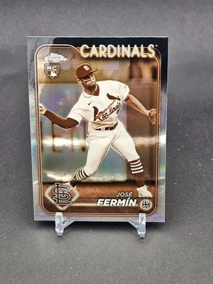 2024 Topps Chrome #175 José Fermín Sepia Refractors - Image 1 of 2
