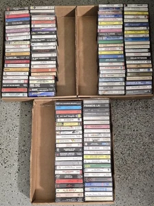 RARE Cassette Lot 140+ Tapes - Bild 1 von 4