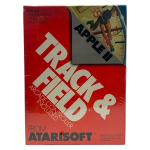 Juego de Computadora Track and Field Apple II Atarisoft con Controlador Sellado De Colección Nuevo de Lote Antiguo - Imagen 1 de 6