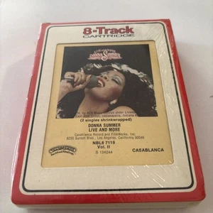 DONNA SUMMER- LIVE AND MORE 8-TRACK TAPE CASABLANCA NBL8-7119 VOLUME 11 *Sealed* - Picture 1 of 2