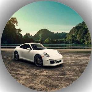 Tortenaufleger Geburtstag Party Tortenbild Fondant - Oblate Porsche P4 - Bild 1 von 1