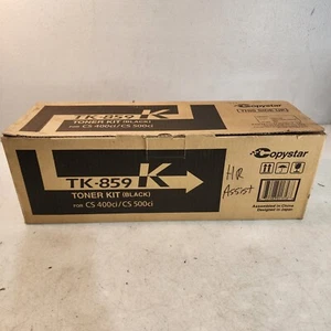 Copystar TK-859K CS400ci/CS500ci Schwarz Toner Kit Original Neu OEM Verpackt Kostenloser Versand - Bild 1 von 3
