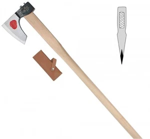 Japanische Tischler Axt weiß Papier Stahl AD701662 weiße Eiche Griff - Bild 1 von 1