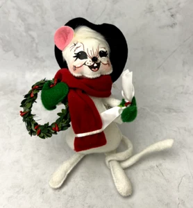 2009 Annalee 6" Yuletide Mouse Christmas Holiday mit Etikett 601909 - Bild 1 von 13