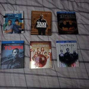 Blu-ray Digibook & Steelbook Lot: Batman 1989, The Town, Taxi Driver, The Matrix - Picture 1 of 12