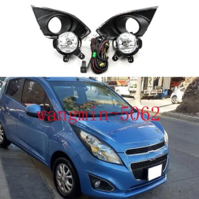 Kit de luces antiniebla de parachoques delantero OEM con interruptor de cables para Chevrolet Spark 2013-2015 Foto 1 de 4