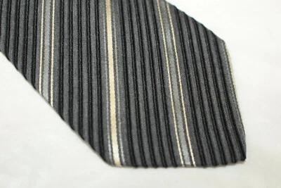 Corbata KRIZIA 45% seda 55% lana hecha en Italia F67109 Foto 1 de 4