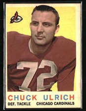 Chuck Ulrich 1959 Topps #57 Football Card