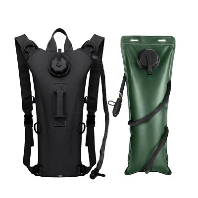 Tactical Water Bladder Bag Hydration Backpack Cycling Hiking Water Storage Bag Foto 1 de 4