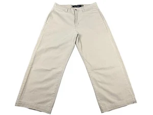 Levi’s Silvertab Beige Khakis Sz 32X30 Vtg Baggy Y2K Skater Cropped Grunge 32X25 - Picture 1 of 15