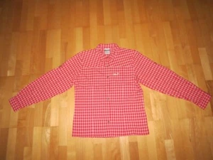 Funktions Bluse von Jack Wolfskin Outdoor, Gr. M Rot-kariert mit langem Arm - Bild 1 von 5