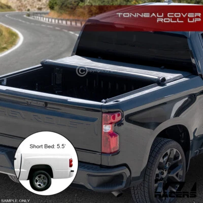 For 2000-2004 Dodge Dakota 5.5 Ft Short Bed Lo Pro Roll Up Lock Tonneau Cover v2 - Image 1 of 4