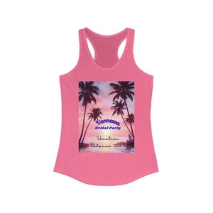 Customized, Bachelorette Tank Top, Racerback, Braut Event Shirt, Übergröße - Bild 1 von 4