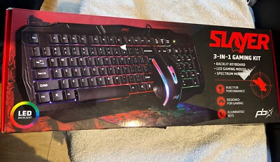PBX Slayer 3-in-1 Pro Gaming Accessories - Keyboard, Computer Mouse & Mousepad - Image 1 of 2