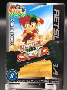 Sonic Saber Let's & Go!! Mini 4WD Carddass TCG BANDAI Japan Rare No.8 F/S - Picture 1 of 12