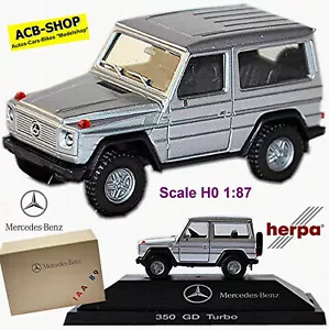 Mercedes-Benz 300 Ge 1990-94 Iaa89 Argento Metallico 1:87 Herpa - Foto 1 di 6