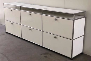 usm haller sideboard ,Schrankwand, higtboard, weiss, Schwarz - Bild 1 von 18
