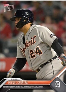 Miguel Cabrera 2023 MLB TOPPS NOW 880 Delivers Go Ahead RBI Presale - Picture 1 of 2