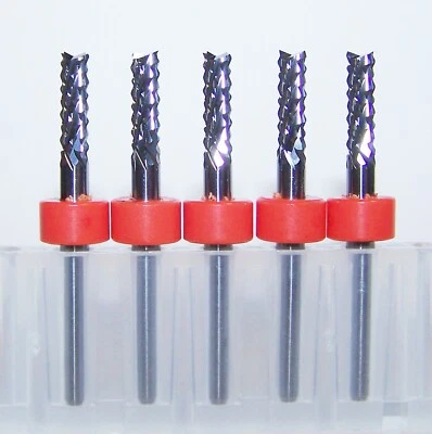 (5) 1/8" (.1250")  DIAMOND-CUT CARBIDE ROUTER BURR FT KEMMER KTDMFBI125041002R - Image 1 of 3