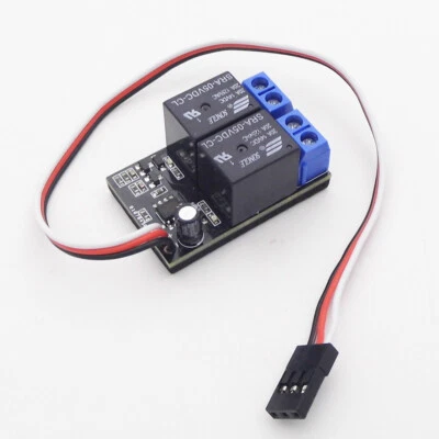 Transmitter Receiver Control Switch 2-Ways 20A Relay for RC Model Boats Airplane - Image 1 of 4