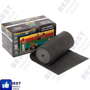 BANDA DE EJERCICIO CANDO COLOR RESISTENCIA - NEGRO X-PESADO, 6 YARDAS/5,5 M - Imagen 1 de 2