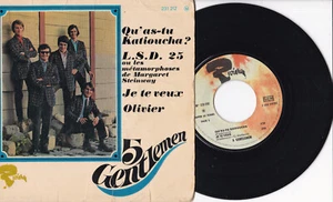 5 Gentlemen -Qu'As-Tu Katioucha?- 7" EP 45 France, Riviera 1966 - Bild 1 von 2