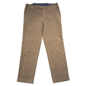 Ralph Lauren Herren Cordhose 33x30 Beige Stretch Flatfront Chinohose Gerade - Bild 1 von 6