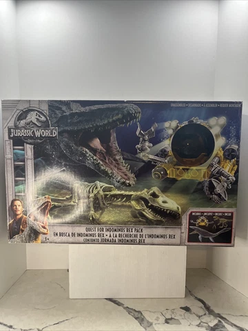 Mattel Jurassic World Quest for Indominus Rex Pack, MIB Never Opened! Cover