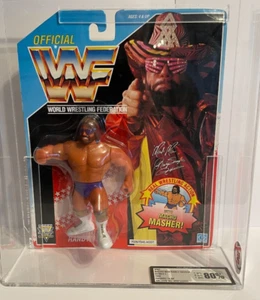 WWF HASBRO 1993 SERIES 3 UKG GRADED 80% MACHO MAN RANDY SAVAGE ACTION FIGURE - Picture 1 of 4