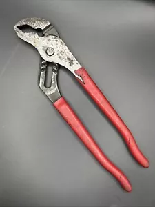 Genuine Doyle Quality 10 in High Performance Groove Joint Pliers, Red Handle - Picture 1 of 2