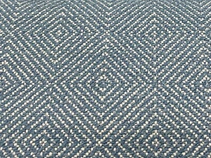 Kravet Geometric Diamond Weave Blue Upholstery Fabric 9.50 yd 32924-505 - Picture 1 of 3