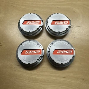 RAYS Gram Lights GL Center Cap Red/Silver- 57D 57DR 57CR 57 maximium Optimise(4) - Foto 1 di 9