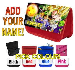 Borsa a matita PERSONALIZZATA Dragonball Z Goku bambini - Regalo di Natale scuola - Foto 1 di 3