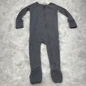 Big Dreams Little Jammies Baby Bambus Kleidung GR. 6-12M gerippt wandelbar Reißverschluss - Bild 1 von 12