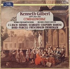 KENNETH GILBERT Baroque Works for Harpsichord Original 1987 Novalis LP MINT - Picture 1 of 2