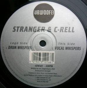 Stranger & C-Rell - Drum Whispers / Vocal Whispers (12", Single) - Imagen 1 de 1