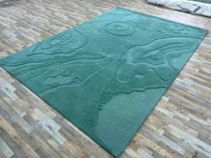 Hand Tufted Modern Wool Rug Wool Rug For Living Room Bedroom Handmade carpet - Picture 1 of 6