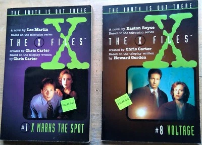 The X Files #1 X Marks the Spot & #8 Voltage paperback - Image 1 of 4