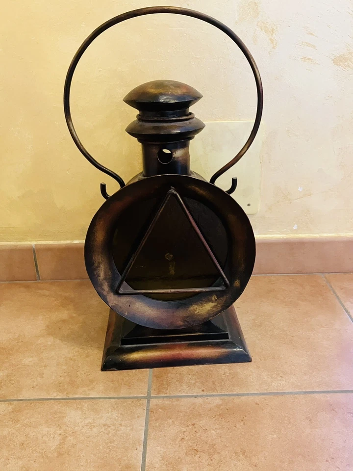 Fanale Lampada Carrozza Vintage-Carriage Light Complementi Di Arredo - Immagine 1 di 4