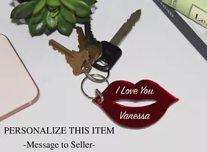 Llavero Labial - Personalizado Grabado - Llavero Grabado, Mochila Etiqueta Nombre - Imagen 1 de 6