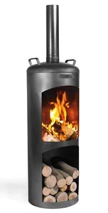 Gartenofen „FARO“ Gartenkamin zum Heizen und Grillen Terrassenofen Kamin Ofen - Bild 1 von 9