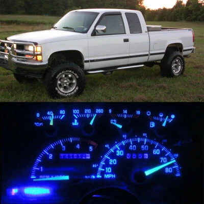Gauge Cluster LED Dash Bulbs Light Blue For Chevy GMC 1992-1994 C/K Series Truck - Image 1 of 4