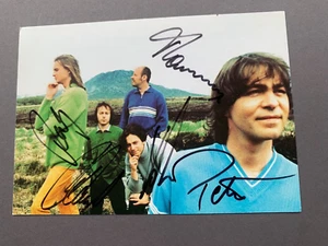 Tarjeta de autógrafo firmada original FOOLS GARDEN 10x15 - Imagen 1 de 2