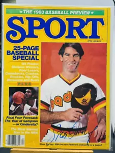 Steve Garvey Signed 1983 Sport Magazine No COA - Picture 1 of 2