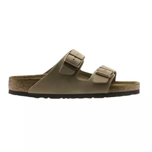Birkenstock Arizona Soft Footbed Suede Leather Taupe 95130 - Picture 1 of 8