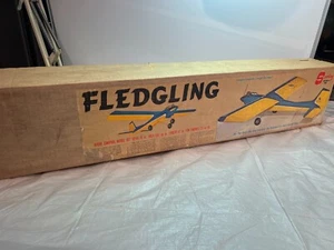 VINTAGE RARE NIB 1978 STERLING MODELS FLEDGLING 56"WS RC KIT .23-.46 UNSTARTED - Picture 1 of 6