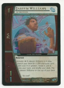 VS System Jakeem Williams JJ Thunder FOIL - DC Infinite Crisis DCR-012 - Picture 1 of 1