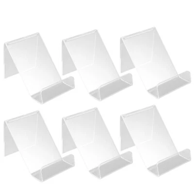 10PCS Phone Brackets Acrylic Phone Holder Cell Display Shelves Stand Shelf New - Image 1 of 4
