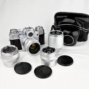 Zeiss Ikon Contarex Bullseye - Kit - Corredo - Foto 1 di 23